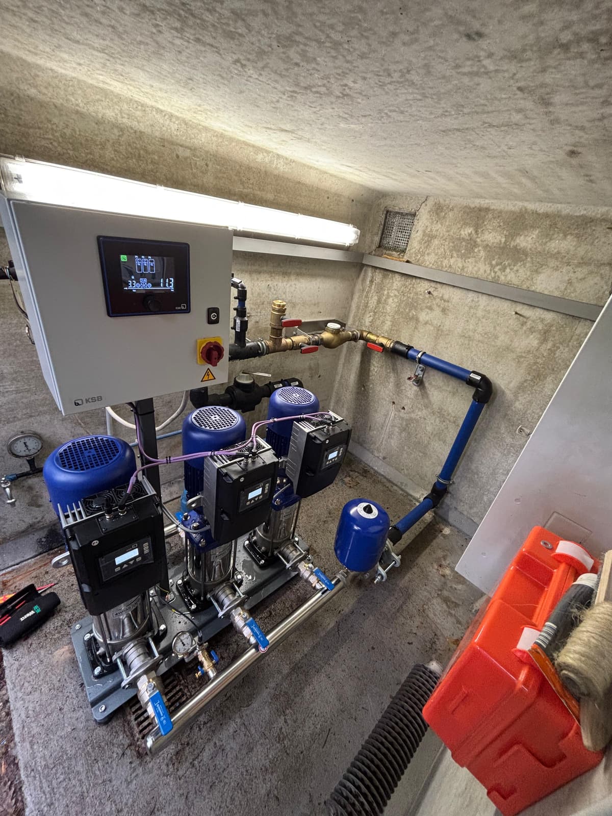 Druckerhöhungsanlage mit digitaler Steuerung