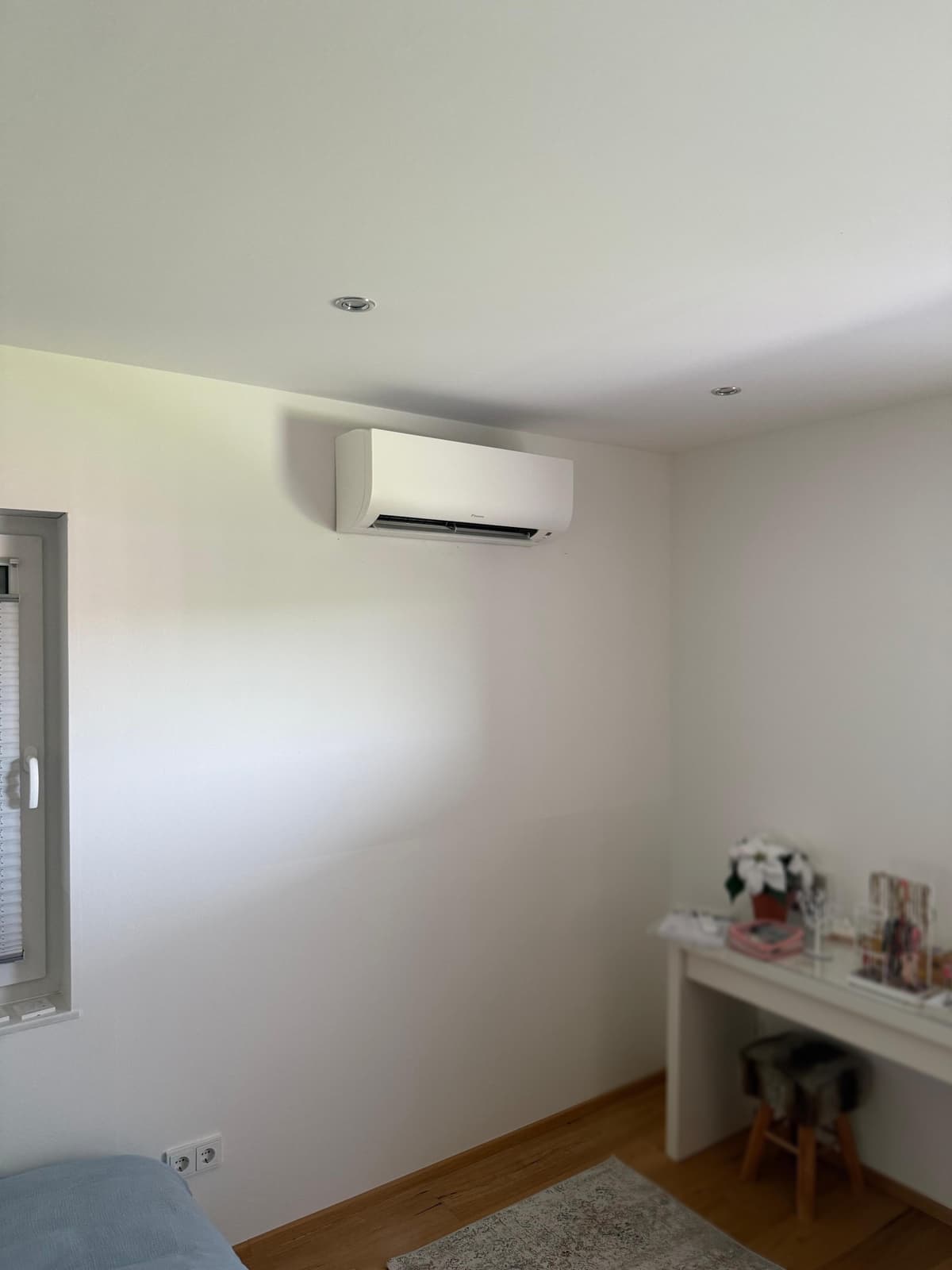 DAIKIN Inneneinheit im Schlafzimmer